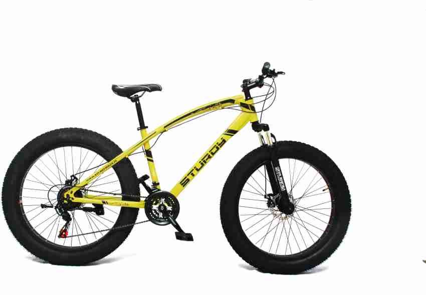 Yellow cheap fat bike