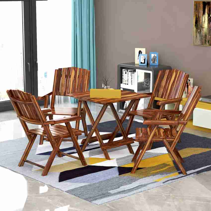 Wooden chairs for discount balcony