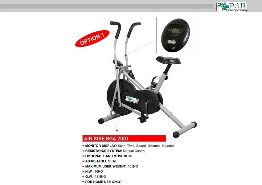 Exercise cycle best sale with hand movement