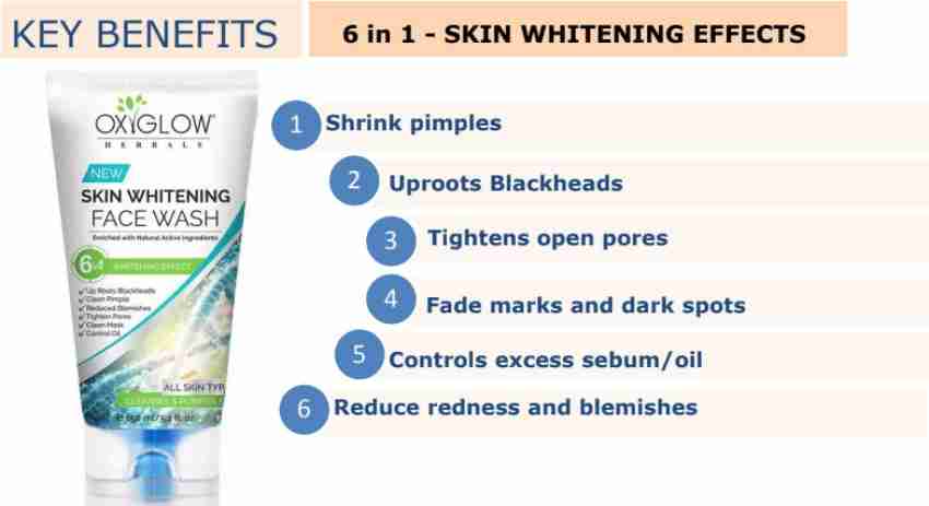 OXYGLOW Skin Whitening Face Wash Price in India Buy