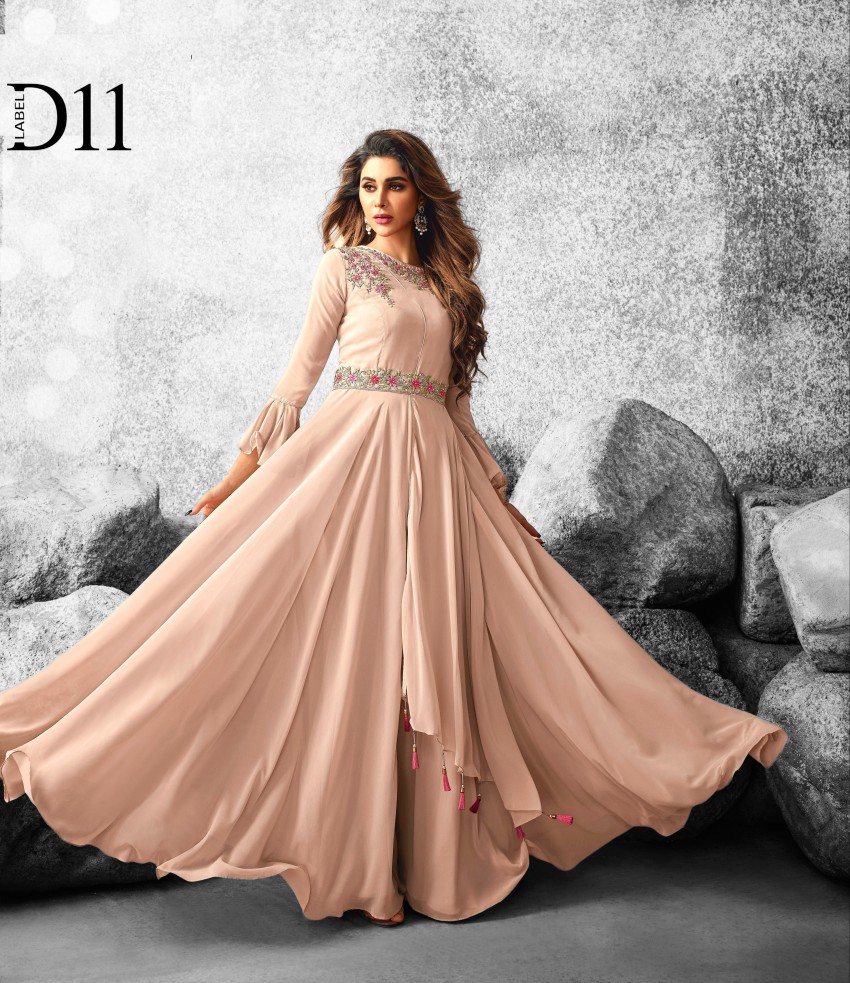 JAI STYLE Anarkali Gown Price in India  Buy JAI STYLE Anarkali Gown online  at Flipkartcom
