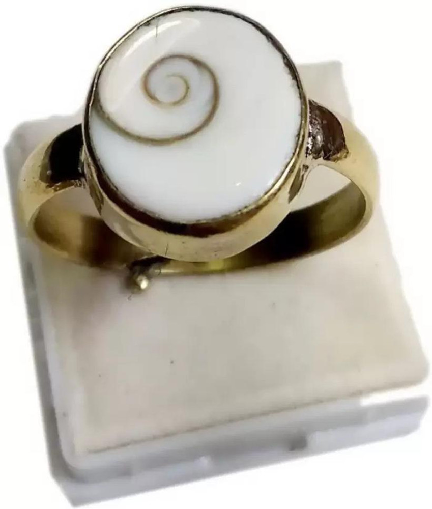Chopra Gems Gomti Chakra Ring Natural and Certified Astrological