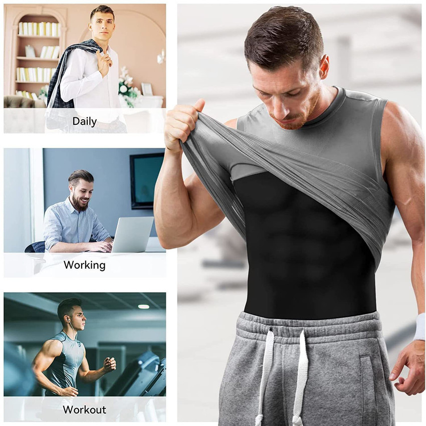 Olsic Premium Compression Tank Top Slimming Body Shaper Vest Tummy Control Undershirt  Men Shapewear - Buy Olsic Premium Compression Tank Top Slimming Body Shaper  Vest Tummy Control Undershirt Men Shapewear Online at