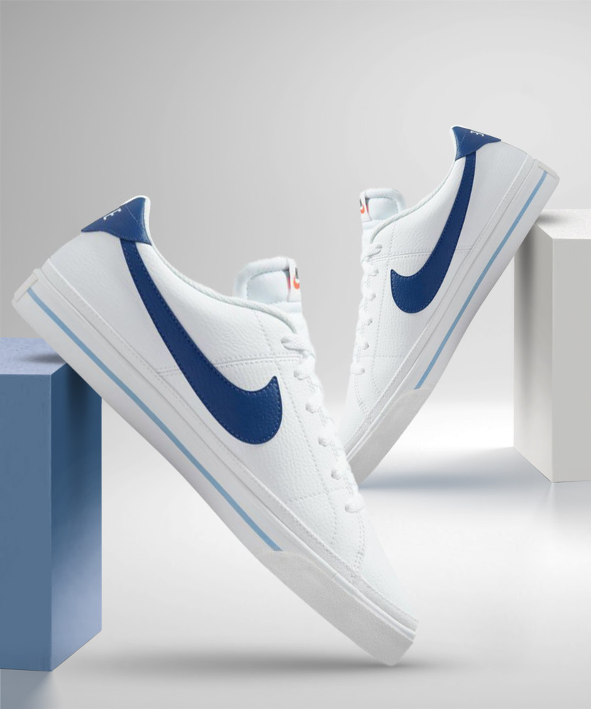 nike blue tick shoes