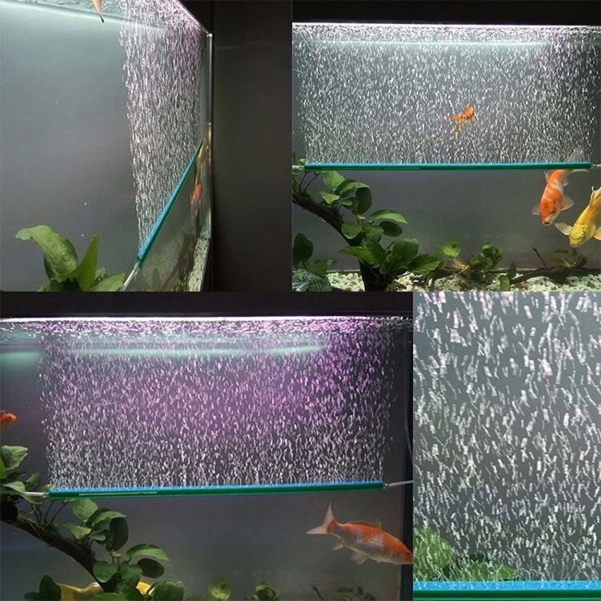 VISUAL ARREST Aquarium Air Stone Bubble Curtain Oxygen Diffuser