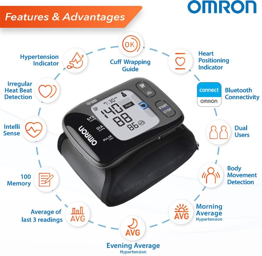 How to use Omron HEM 6232-T Wrist Blood Pressure Monitor with