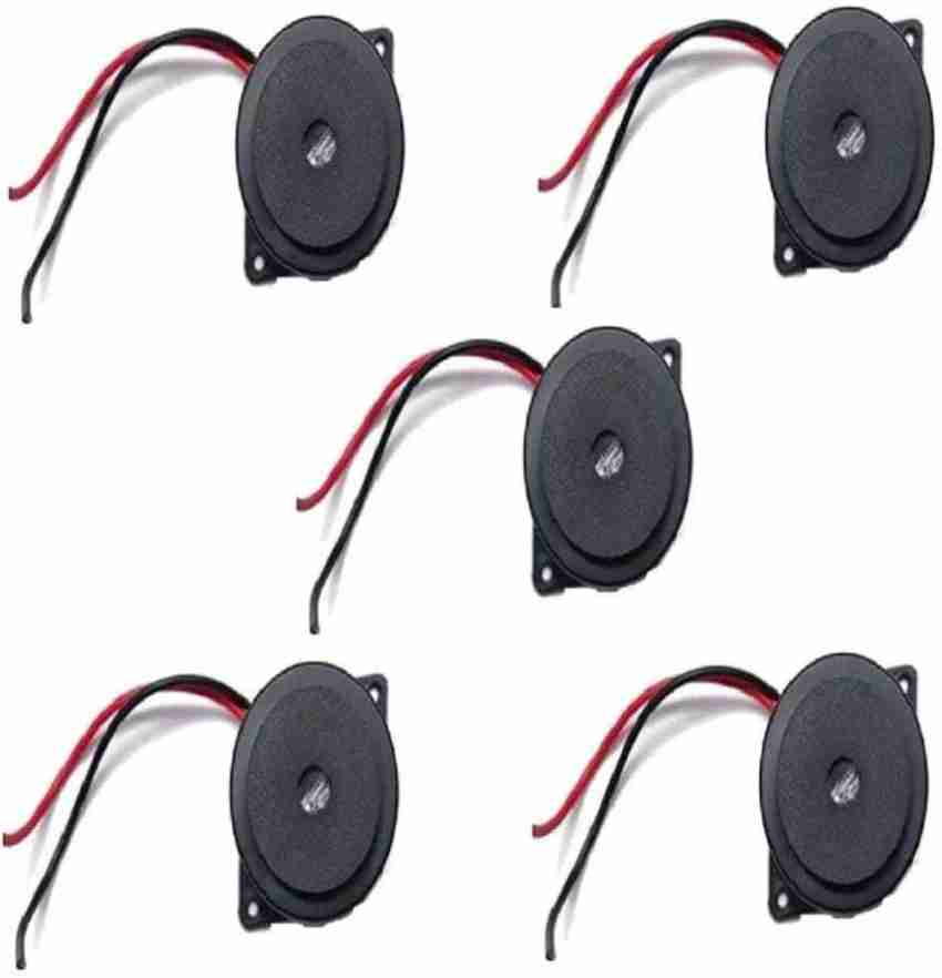 Electronic Spices Big Buzzer with Small Enclosed Piezo Electronic Buzzer  Alarm 95DB with Wires Pack of 5