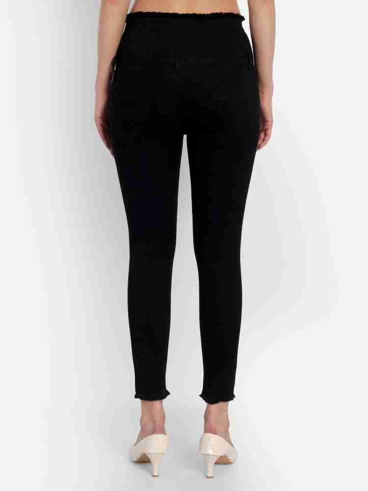 Style Pocket Regular Women Black Jeans - Buy Style Pocket Regular