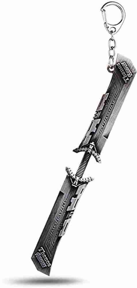 Teczest Marvel Strongest Villian Thanos Silver Sword Blade Metal