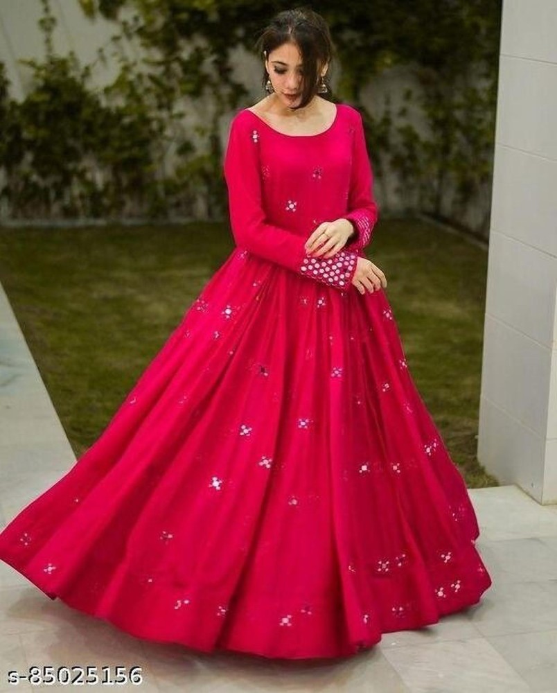 Gowns गउन  Upto 50 to 80 OFF on Indian Gowns Designs Online at Best  Prices In India  Flipkartcom