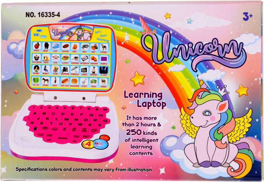 kanha toys Unicorn Mini Educational Learning Laptop Toy Price in India Buy kanha toys Unicorn Mini Educational Learning Laptop Toy online at Flipkart