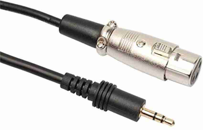 AMG Music XLR to 3.5mm (Male to Female) Mic Audio Cord Extension Cable for Microphone  Professional Low Noise Microphone Cable Price in India - Buy AMG Music XLR  to 3.5mm (Male to