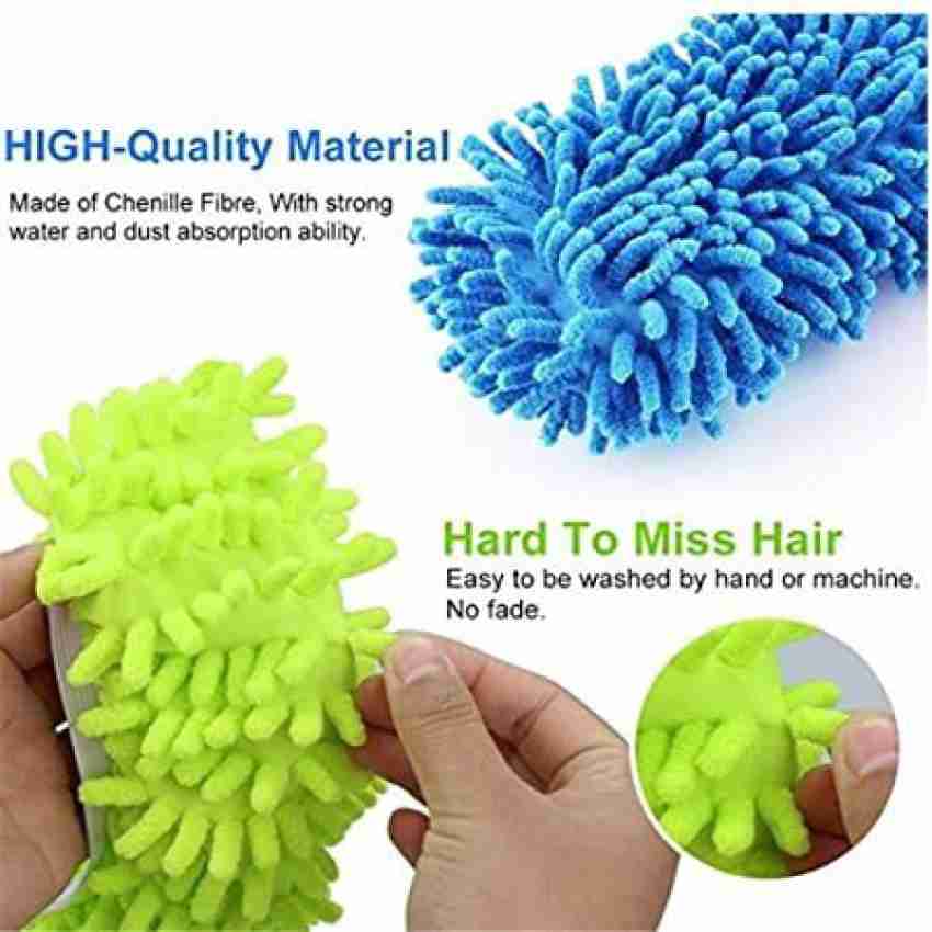 CLEANHOME Microfiber Dust Mop with a Extra Chenille Refill Mopping Pad,Mops  for Floor Cleaning Professional Dry & Wet Flat Mops for Tile Floors