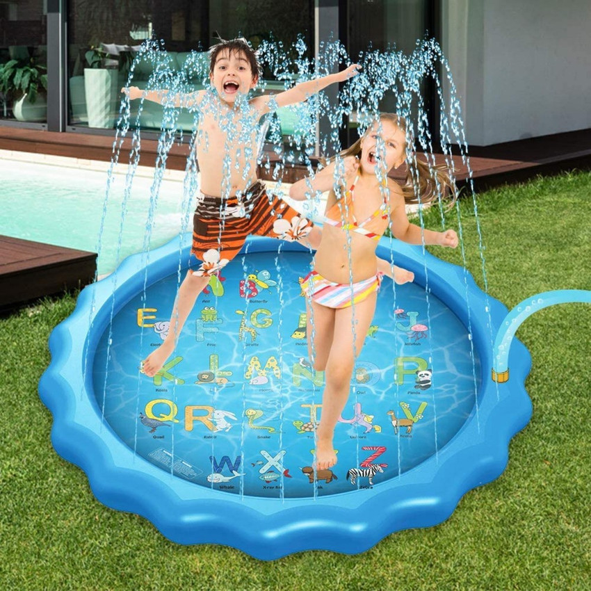 Paddling pool clearance with sprinkler