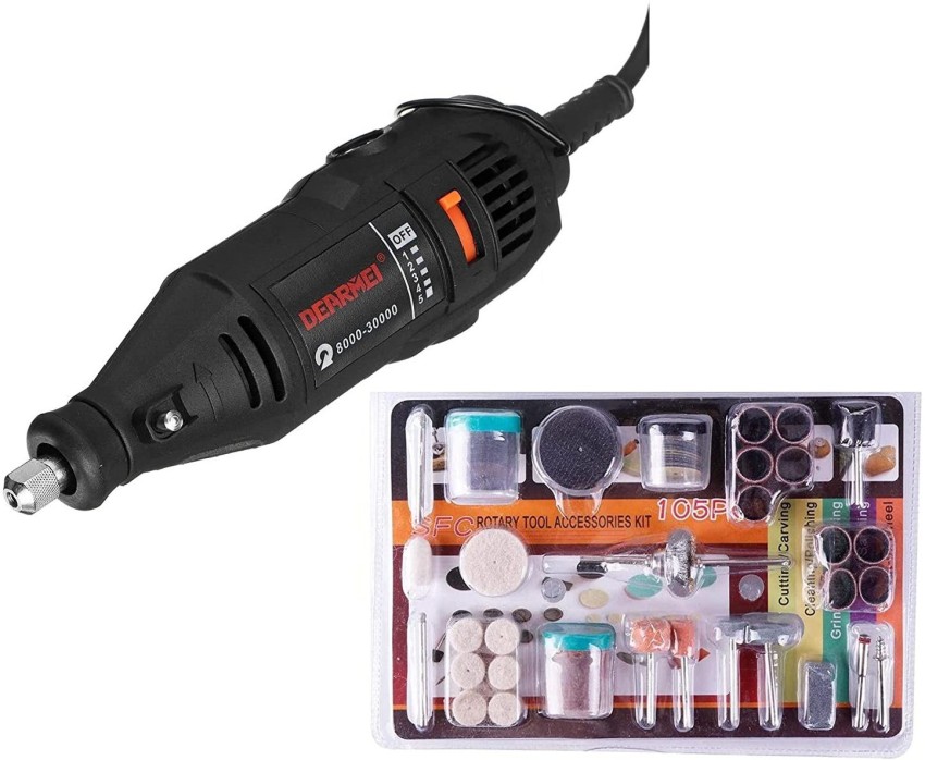 Dearmi Mini Die Grinder Rotary Tool Variable Speed with acce