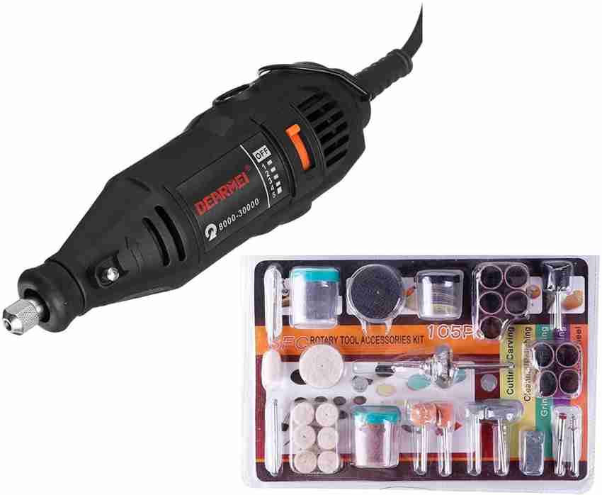 110V Grinder Rotary Tools Mini Electric Drill Set 5 Variable Speed