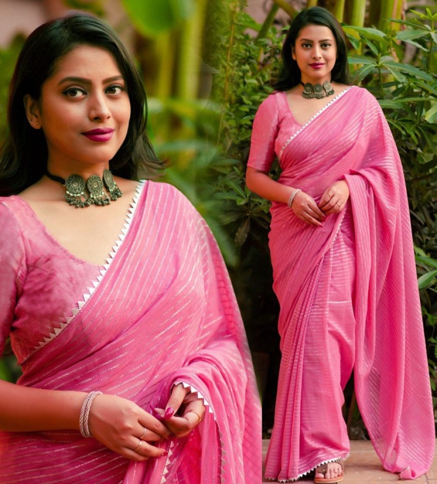 Matching jewellery clearance for pink saree