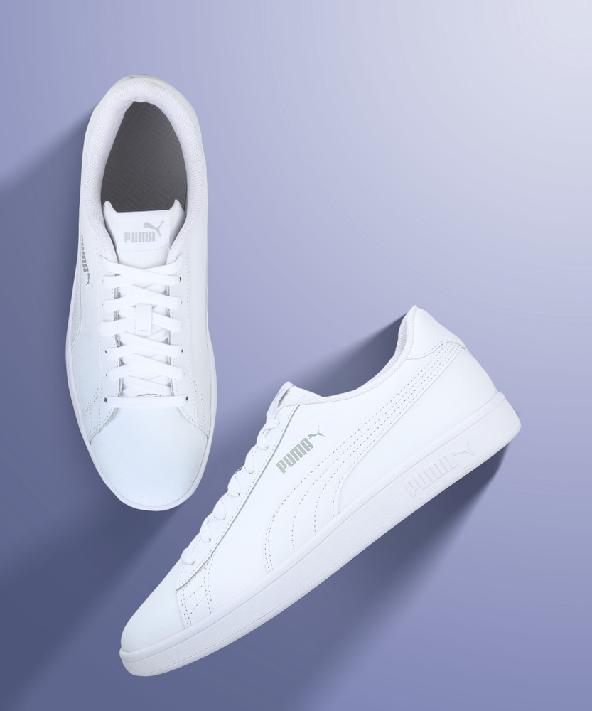 Puma smash sales v2l white