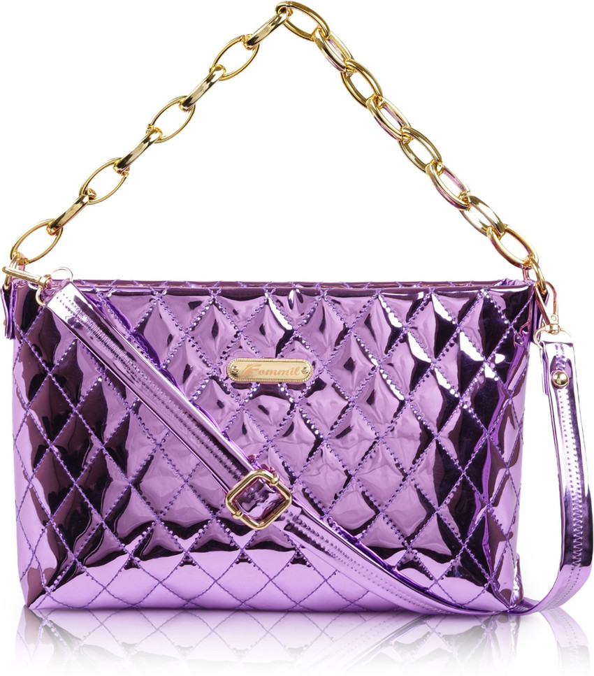 Purple top sling bag
