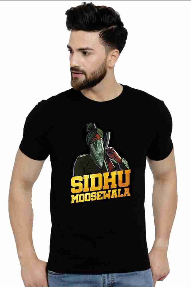 Sidhu moose wala printed t shirt top