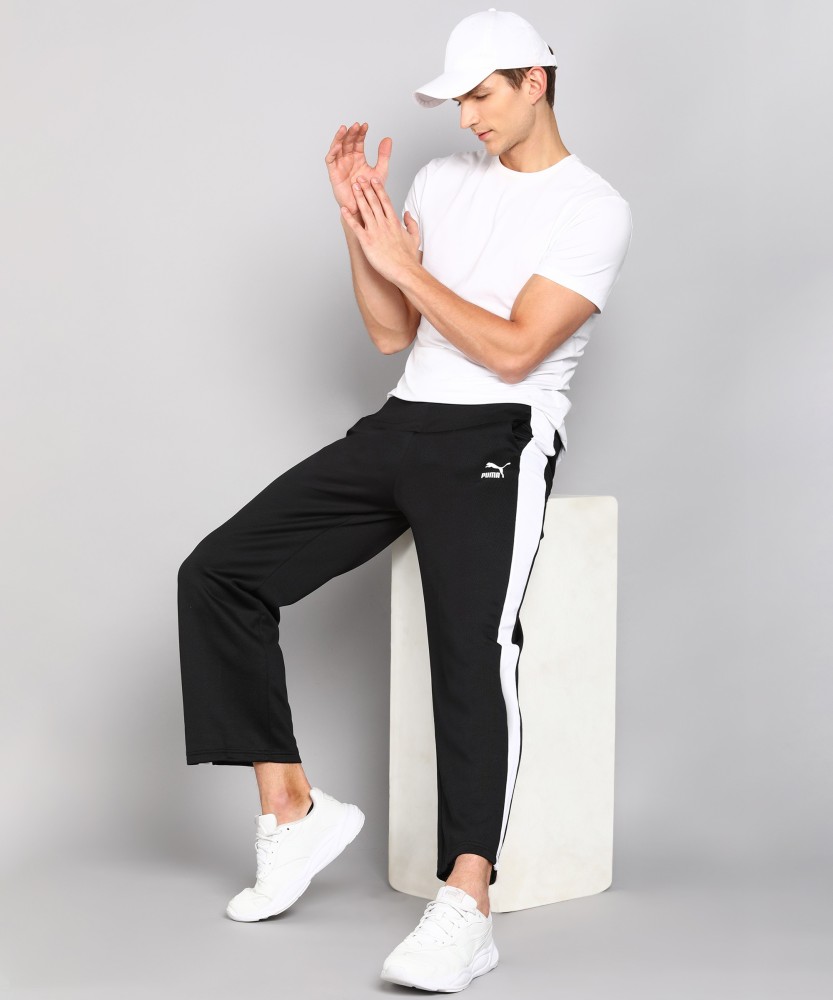 PUMA T7 Flared Pants Solid Women Black Track Pants - Buy PUMA T7 Flared  Pants Solid Women Black Track Pants Online at Best Prices in India