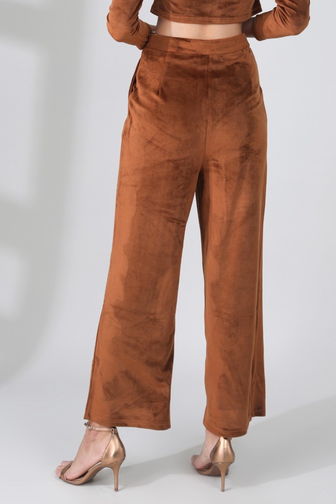 FOREVER 21 Relaxed Women Brown Trousers  Buy RUST FOREVER 21 Relaxed Women  Brown Trousers Online at Best Prices in India  Flipkartcom