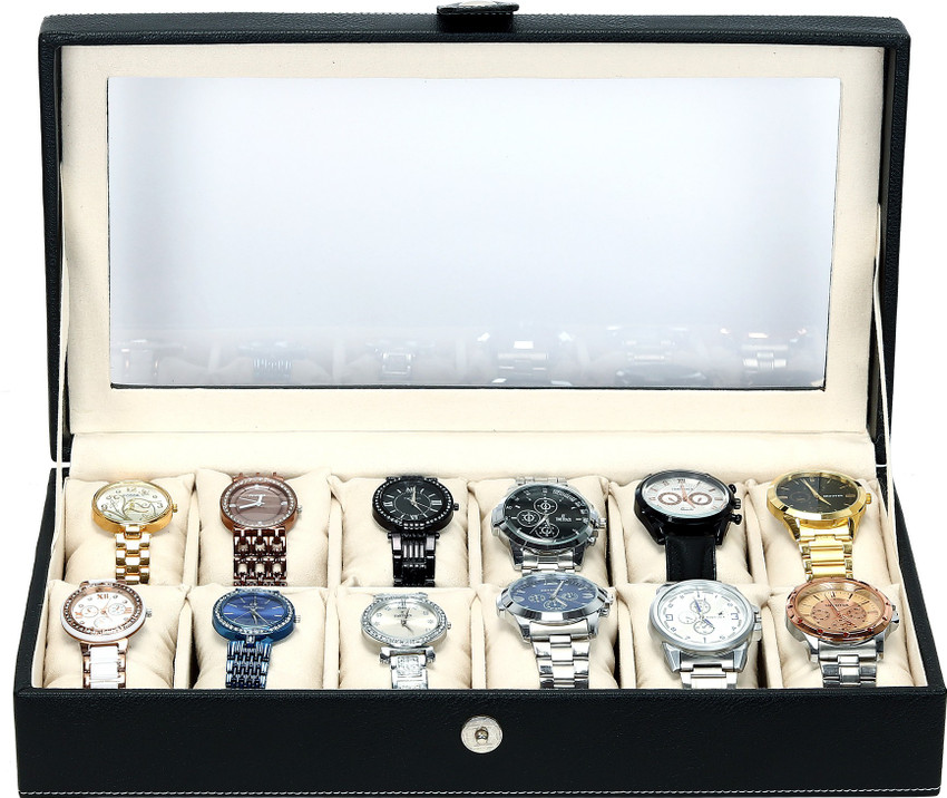 Hard Craft Watch Box Storage Organizer For Men Women Hand