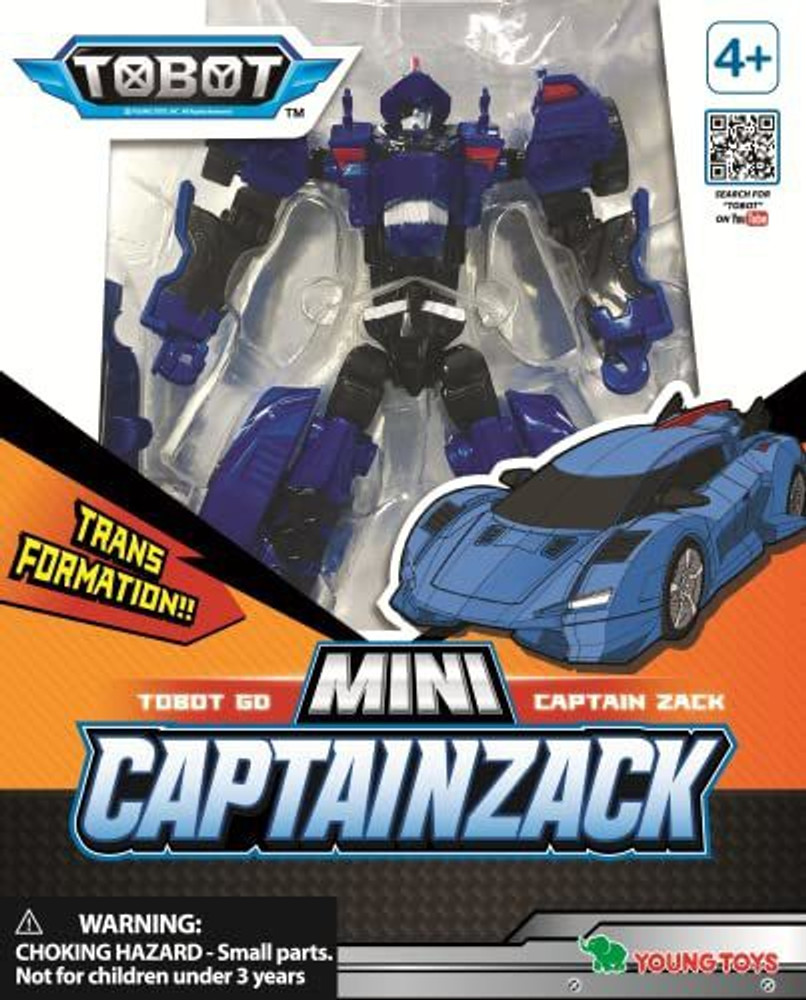 Tobot Mini Captain Zack Youngtoys Transforming Collectible
