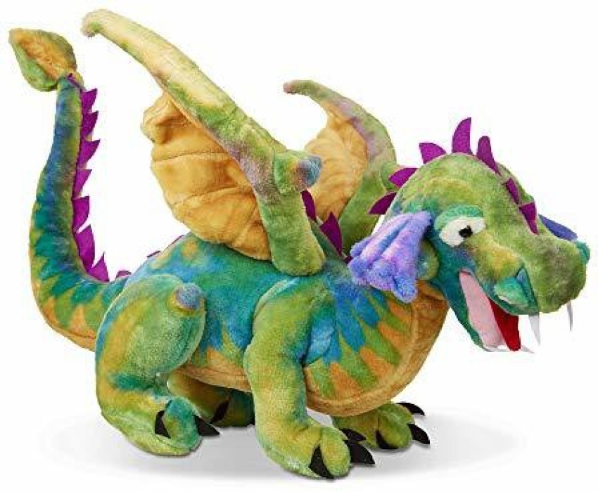 Melissa & doug giant shop dragon stuffed animal