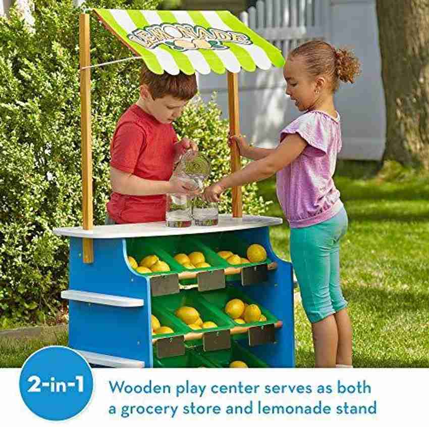 MELISSA DOUG Wooden Grocery Store and Lemonade Stand