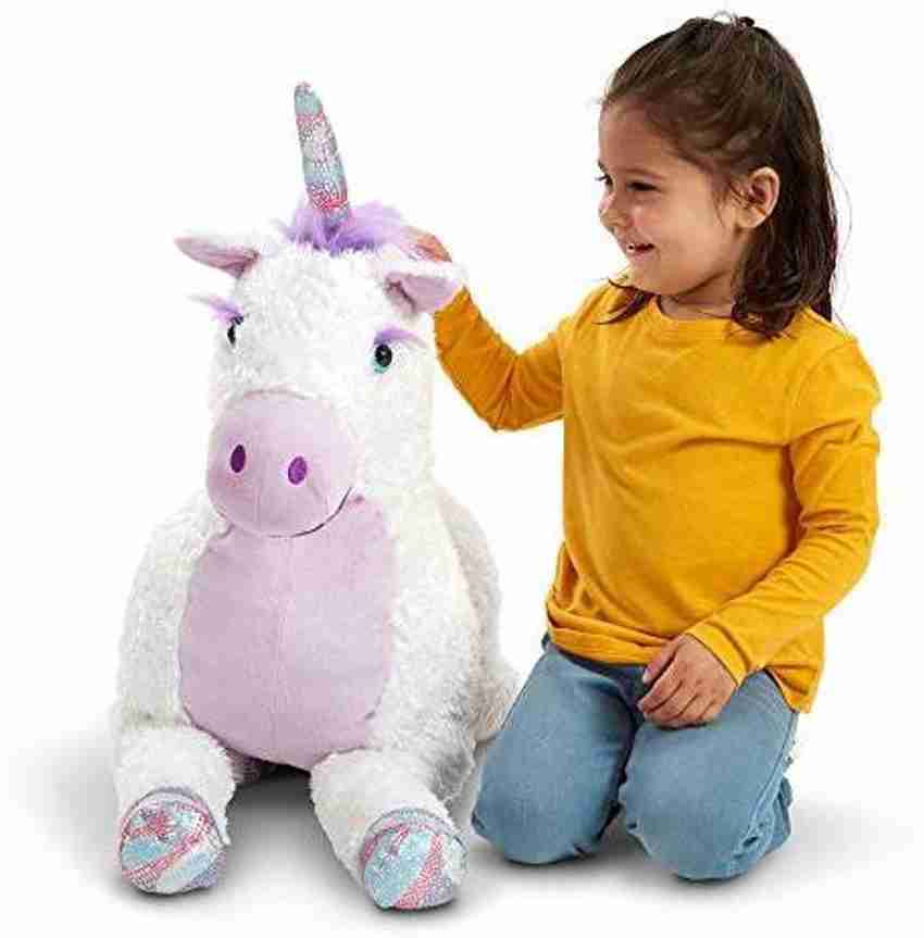 MELISSA DOUG Jumbo Misty Unicorn Stuffed Plush Animal 26 Inches