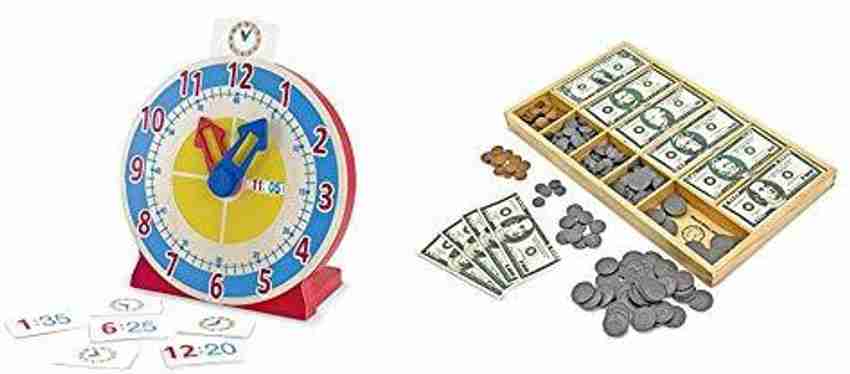 Melissa and doug turn and shop tell clock