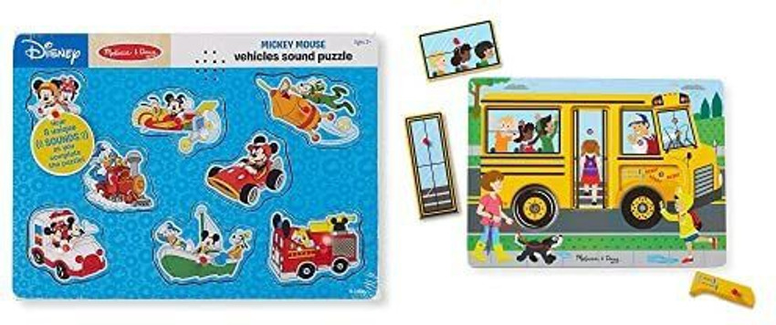 Melissa & doug the wheels on the bus sound puzzle best sale