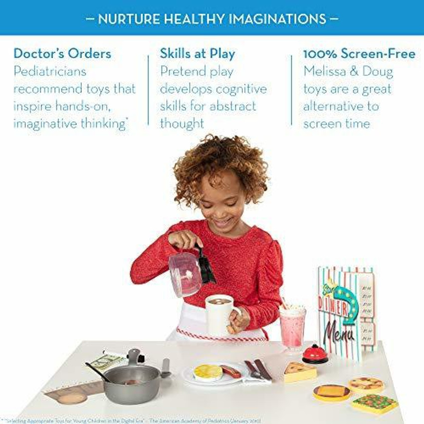 Melissa and doug star diner restaurant play cheap set