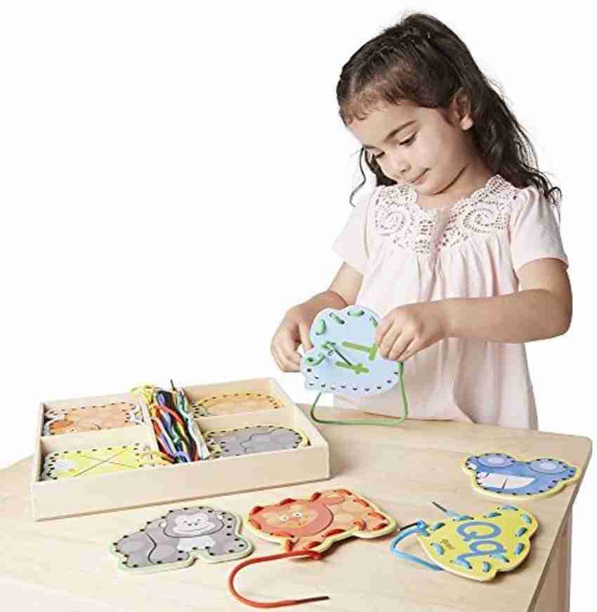 Melissa and doug alphabet lacing cards store