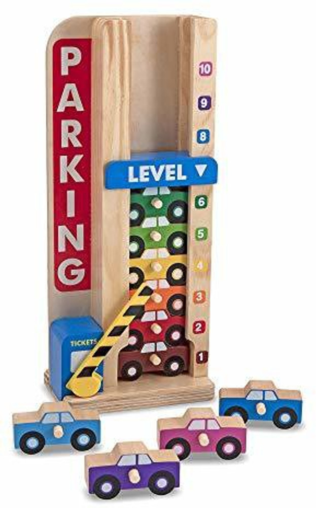MELISSA DOUG Nesting Sorting Buildings Vehicles Doug Stack Count Parking Garage Nesting Sorting Buildings Vehicles Doug Stack Count Parking Garage