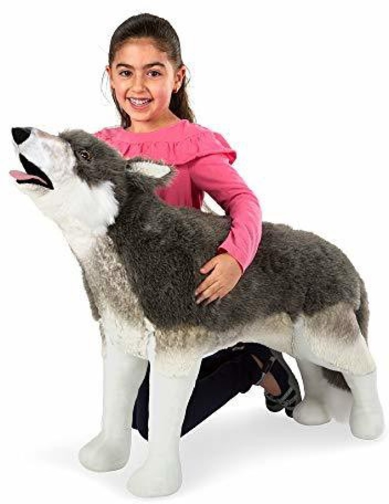 Melissa and doug store plush husky