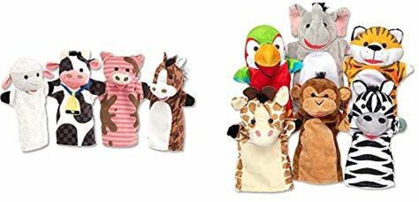 Melissa and doug farm cheap friends puppets