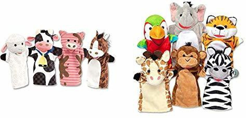 Safari Buddies Hand Puppets