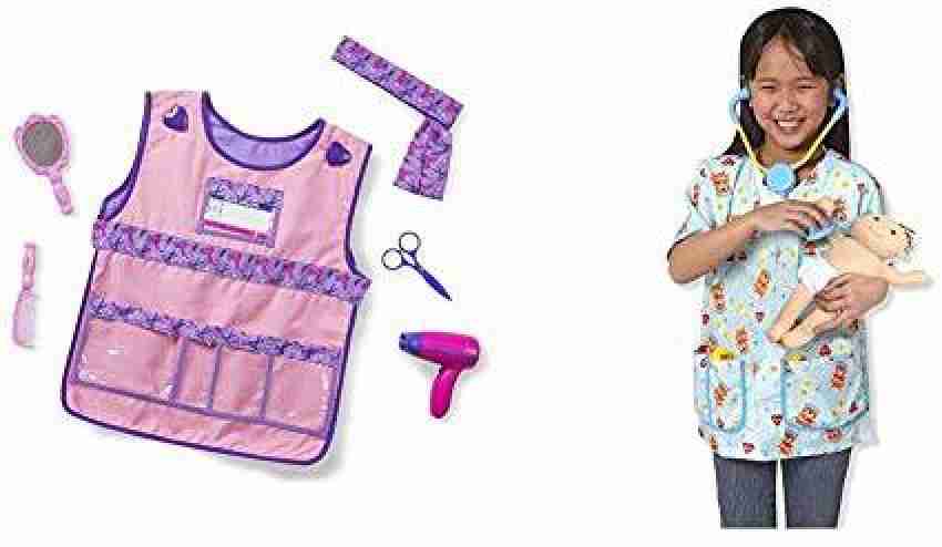MELISSA & DOUG Hair Stylist Role Play Costume Set & Pediatric