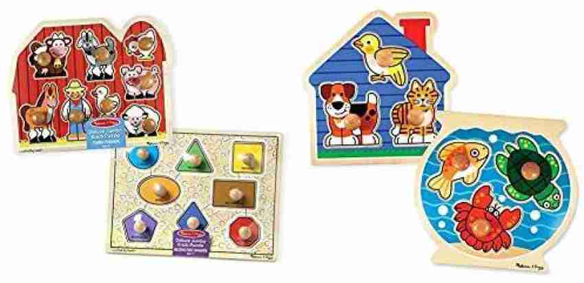 Melissa and doug jumbo cheap knob puzzle