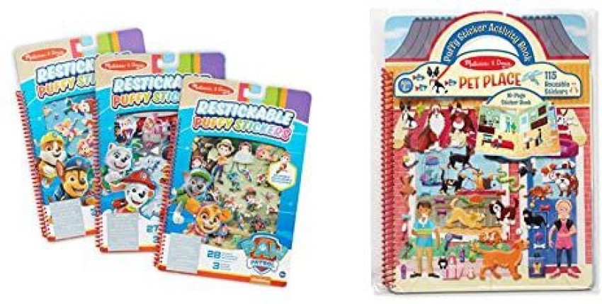 PAW Patrol - Adventure Bay Restickable Puffy Stickers