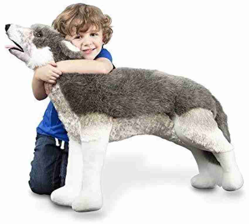 Melissa and doug outlet plush husky