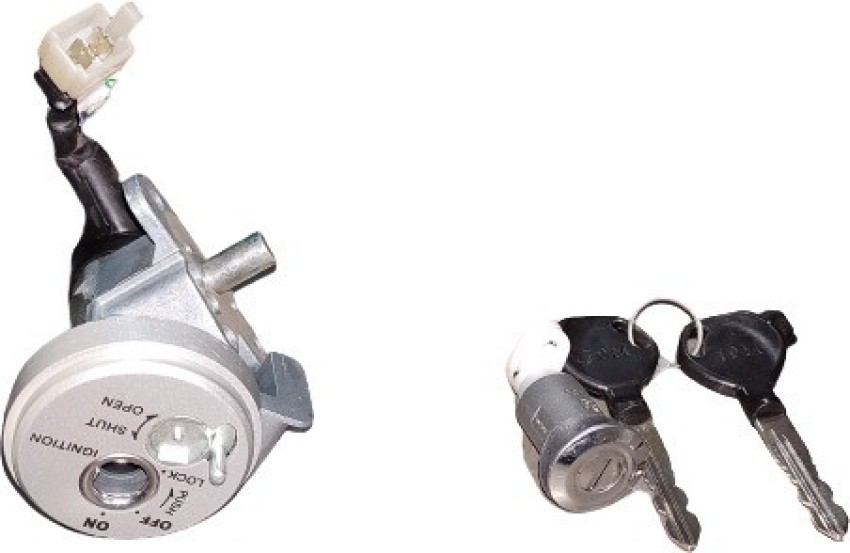 Honda activa original lock set sale price