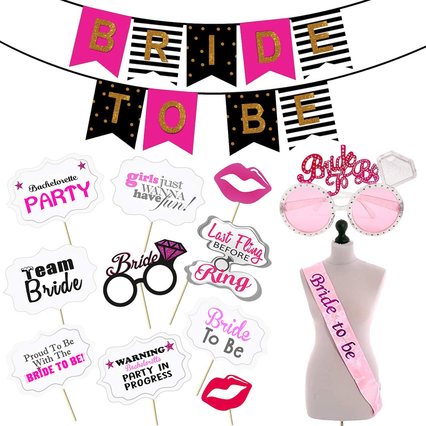 Bridal photo props outlet