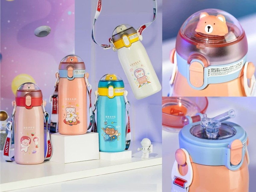 450ml Cartoon Kids Thermos Cup Stainless Steel Insulated Thermos Flasks  Double Wall Vacuum Portable Kids Water Bottle With Straw - Buy 450ml  Cartoon Kids Thermos Cup Stainless Steel Insulated Thermos Flasks Double