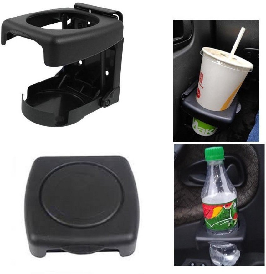 SPREADX Stylish Car Glass/ Cup/ Bottle Holder 1 pcs Black Colour