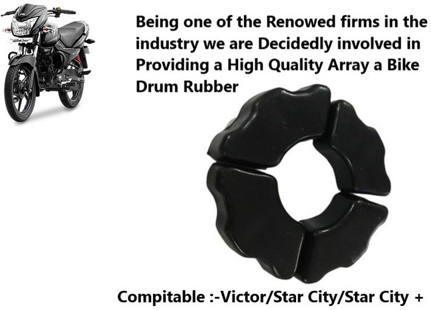 Bike wheel rubber top