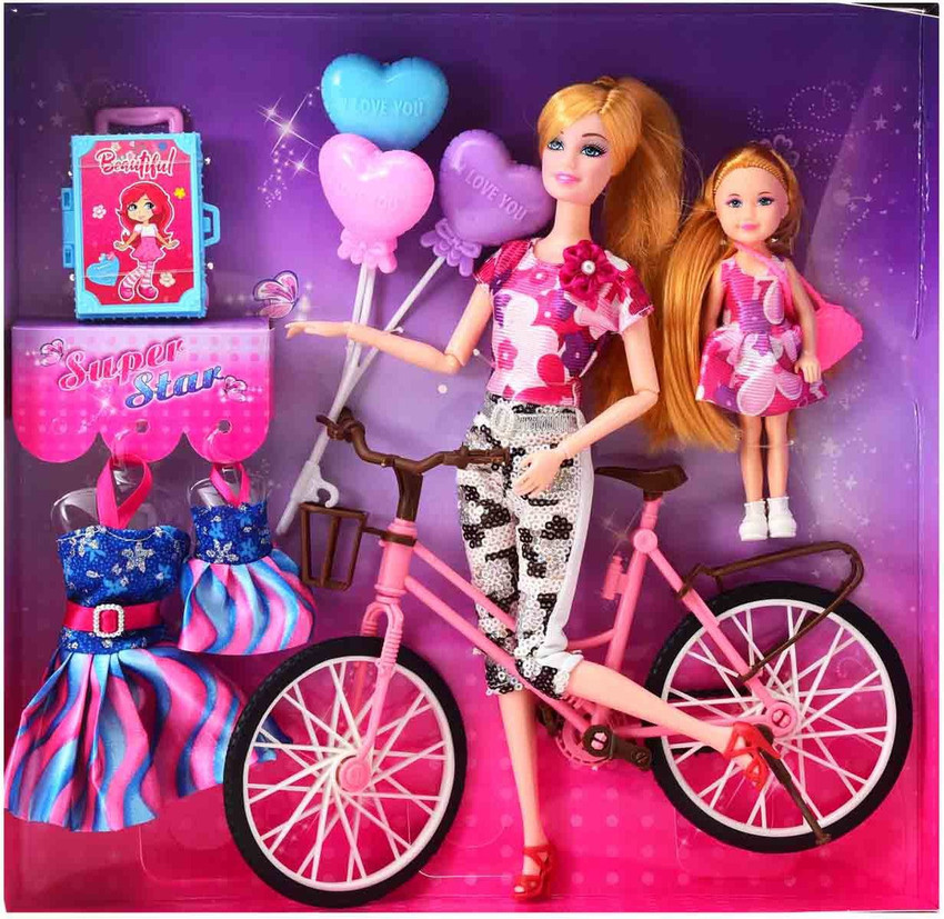 SANJARY Alia The Town Girl Sister on Bicycle MIX COLOR MIX