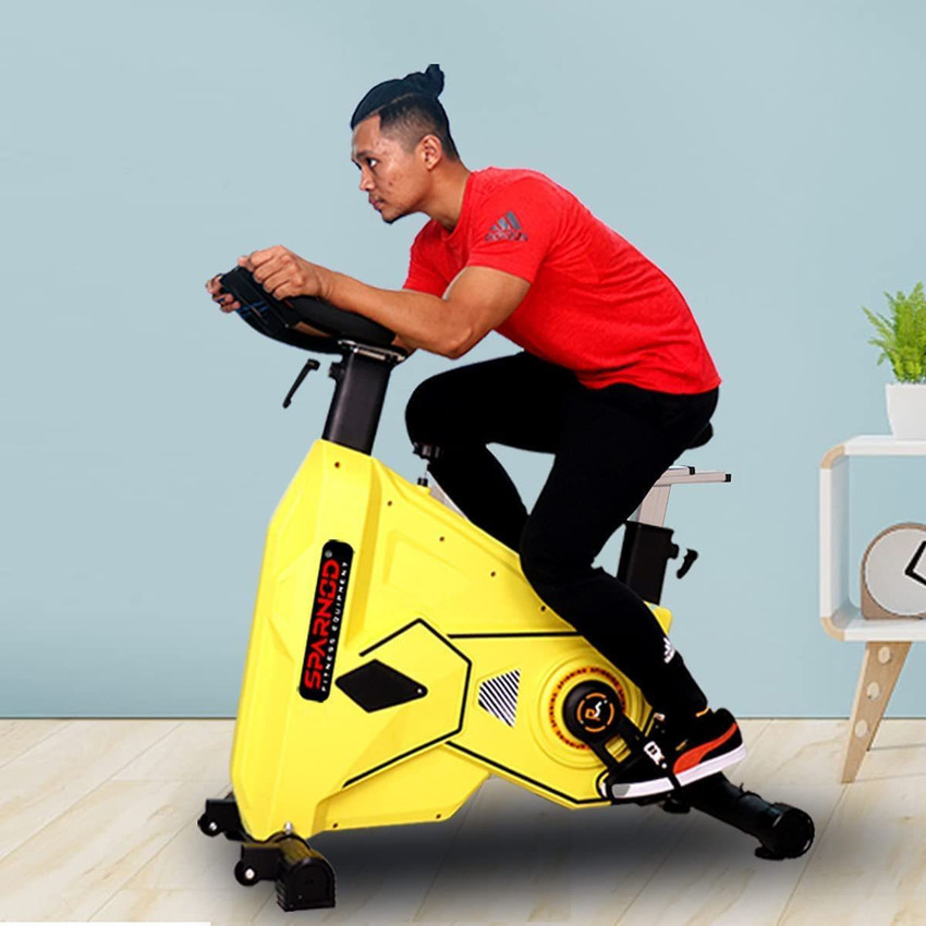 heavy duty flywheel exercise bike